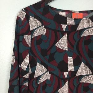 Tracy Negoshian Long Sleeve Shift Dress